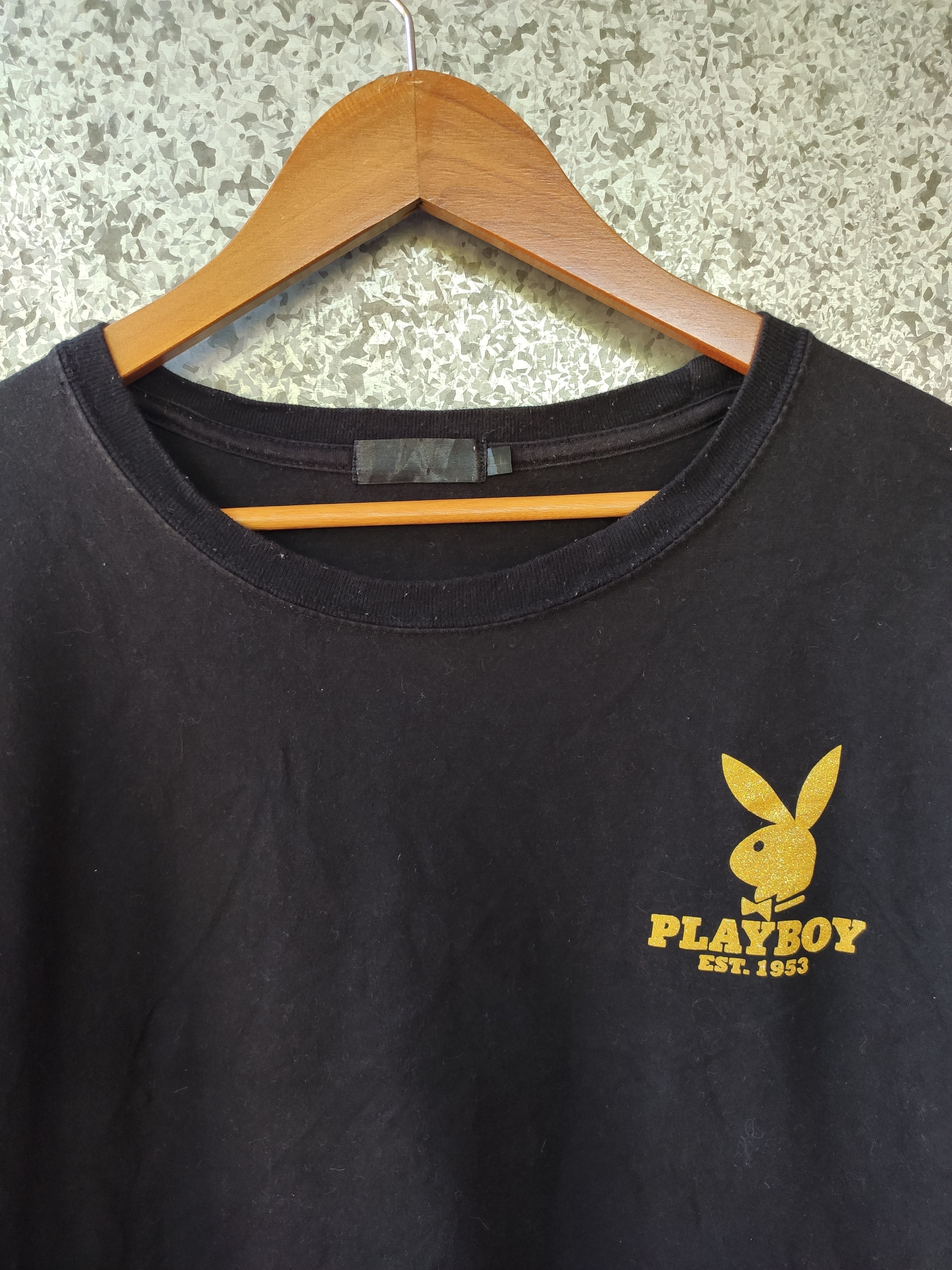 Playboy Playboy long sleeve t shirt big logo Size US M / EU 48-50 / 2 - 3 Thumbnail
