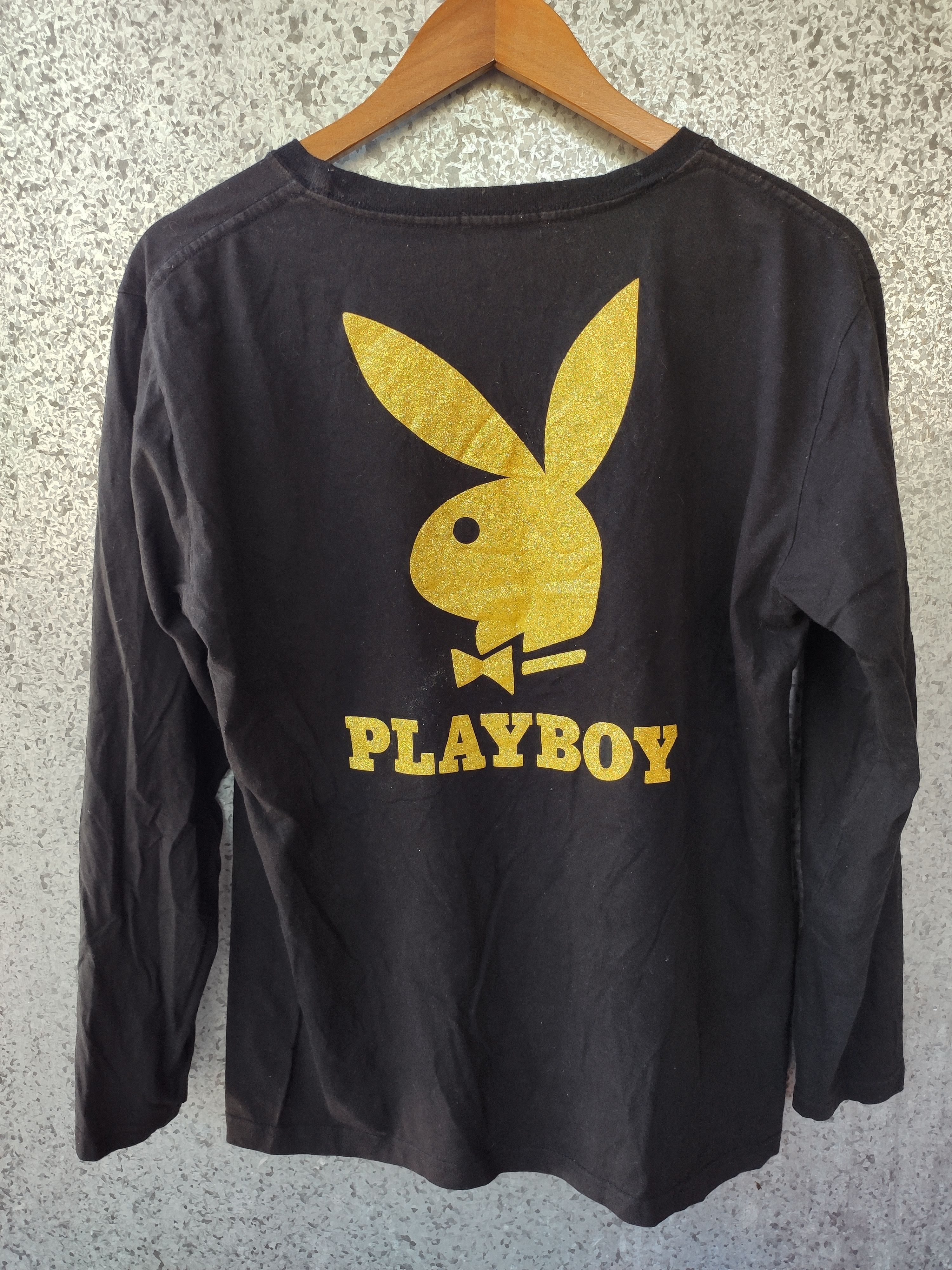 Playboy Playboy long sleeve t shirt big logo Size US M / EU 48-50 / 2 - 1 Thumbnail