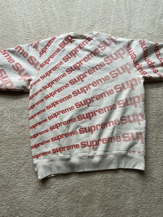 Supreme Supreme Radial Crewneck Natural | Grailed