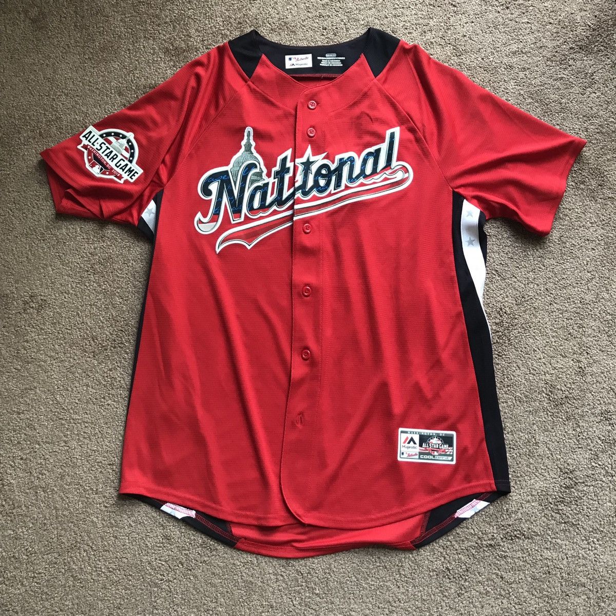 Majestic Majestic 2018 MLB All Star Game BP Jersey National League 48