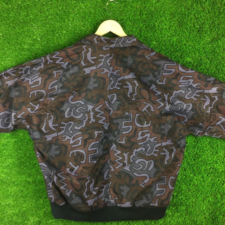 Japanese Brand Vintage Fullprint Wool Jacket Nice Design Size US XXL / EU 58 / 5 - 2 Thumbnail