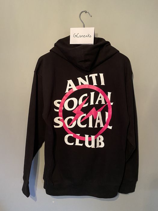 Fragment × ASSC pink Bolt Hoodie XL www.hornostatacua.com.ar