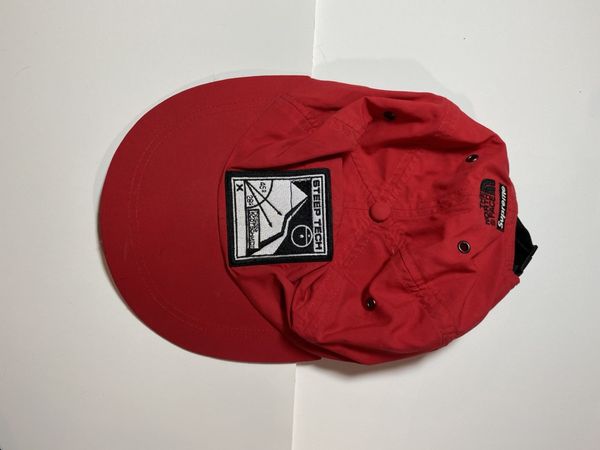 Supreme Supreme The North Face Steep Tech Red Hat 6 Panel | Grailed