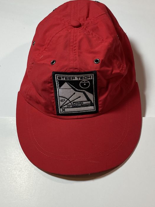 Supreme Supreme The North Face Steep Tech Red Hat 6 Panel | Grailed