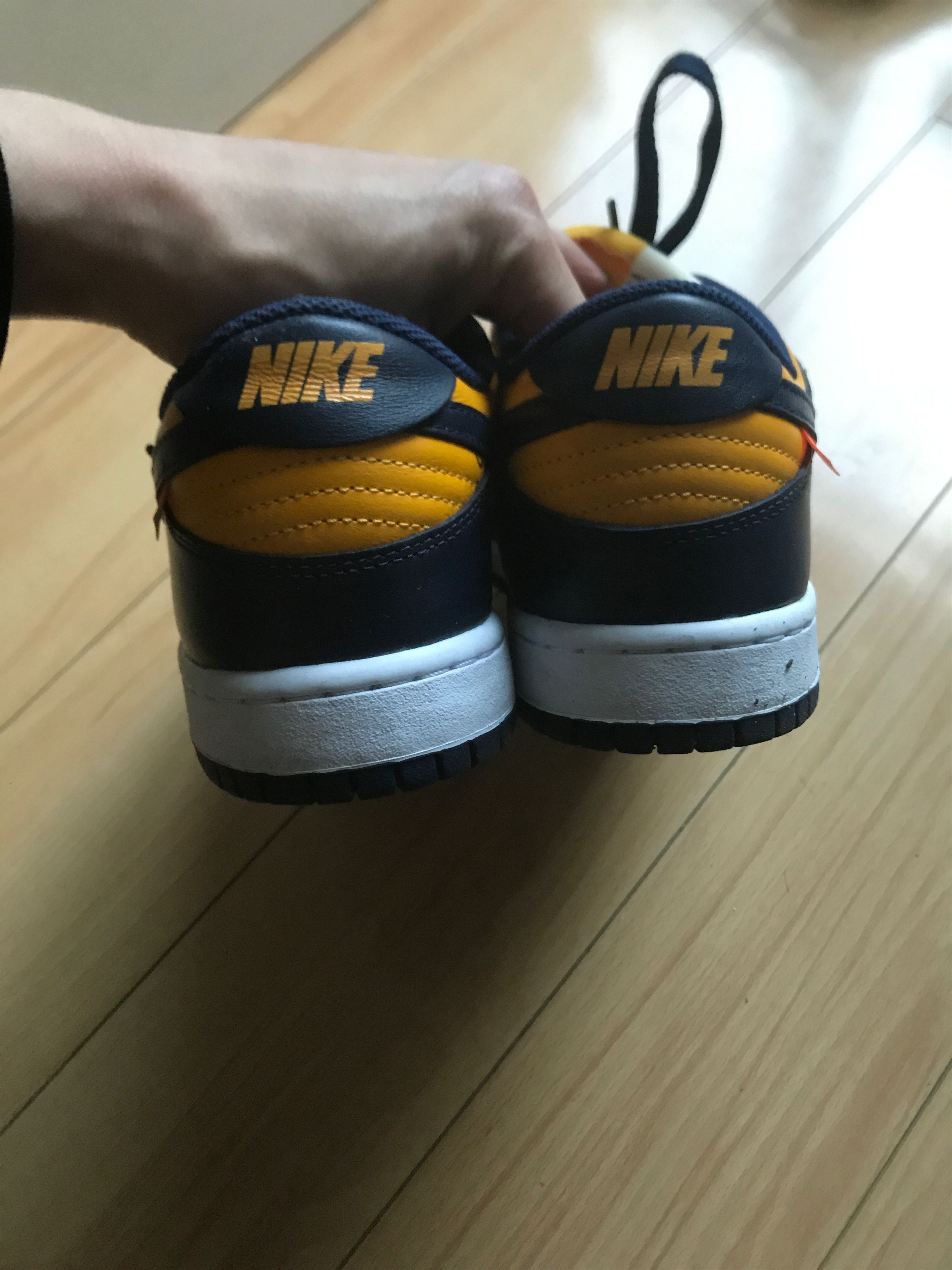 Nike Dunk Low Navy/Yellow Size US 8 / EU 41 - 3 Preview