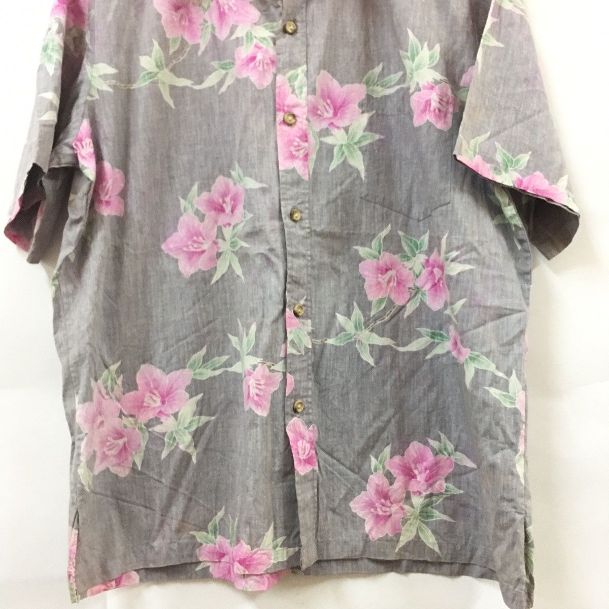 Vintage Vtg Cooke Street Floral Hawaiian Shirt Size US XL / EU 56 / 4 - 3 Thumbnail