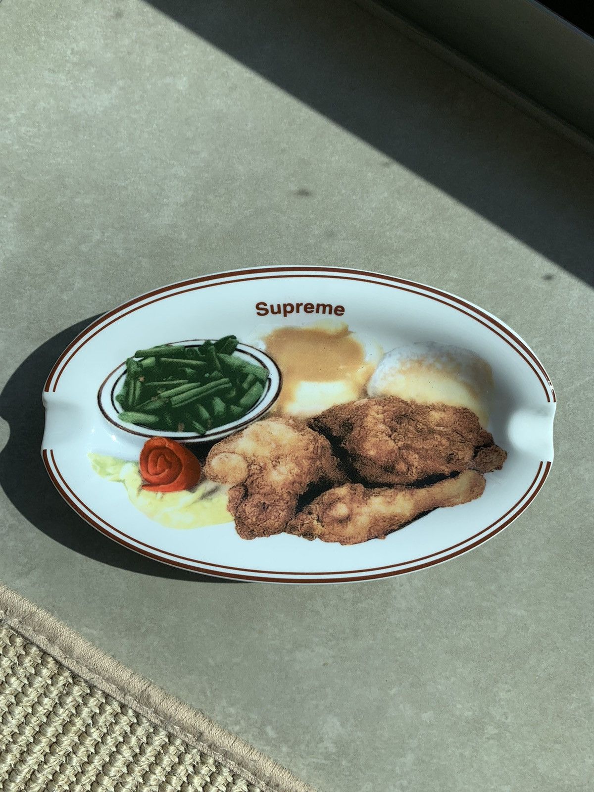 Supreme chicken 2025 dinner ashtray