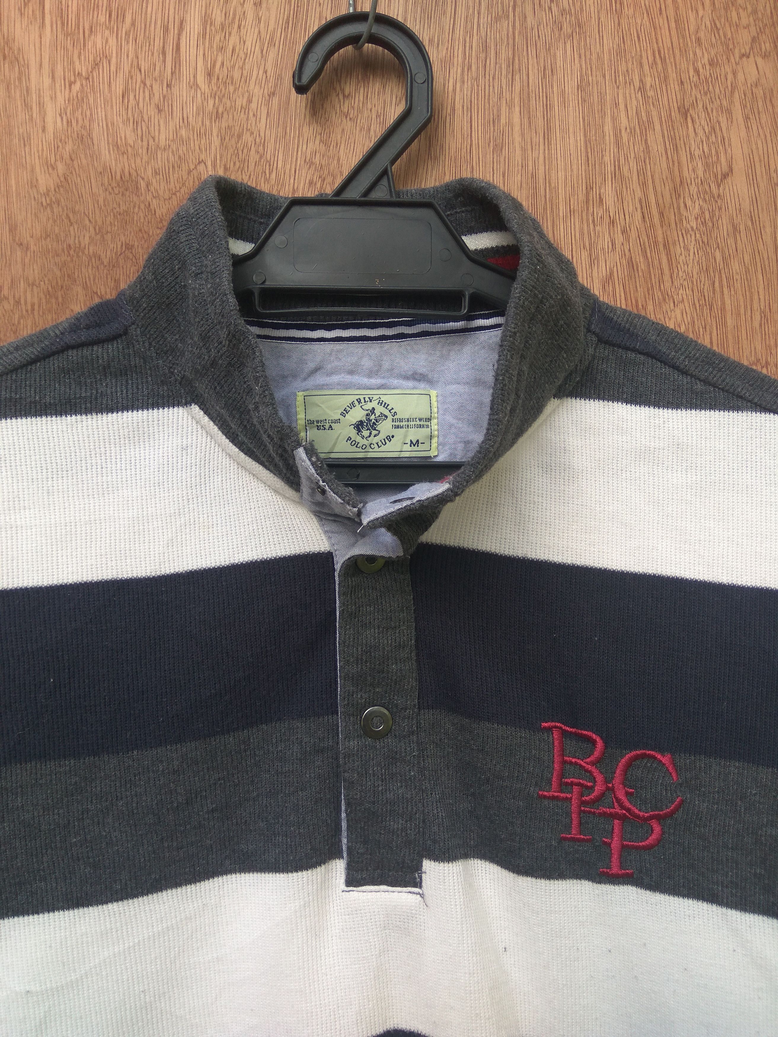 Beverly Hills Polo Club SANTA BARBARA POLO & RACQUET SWEATSHIRT PULLOVER CREWNECK Size US M / EU 48-50 / 2 - 2 Thumbnail
