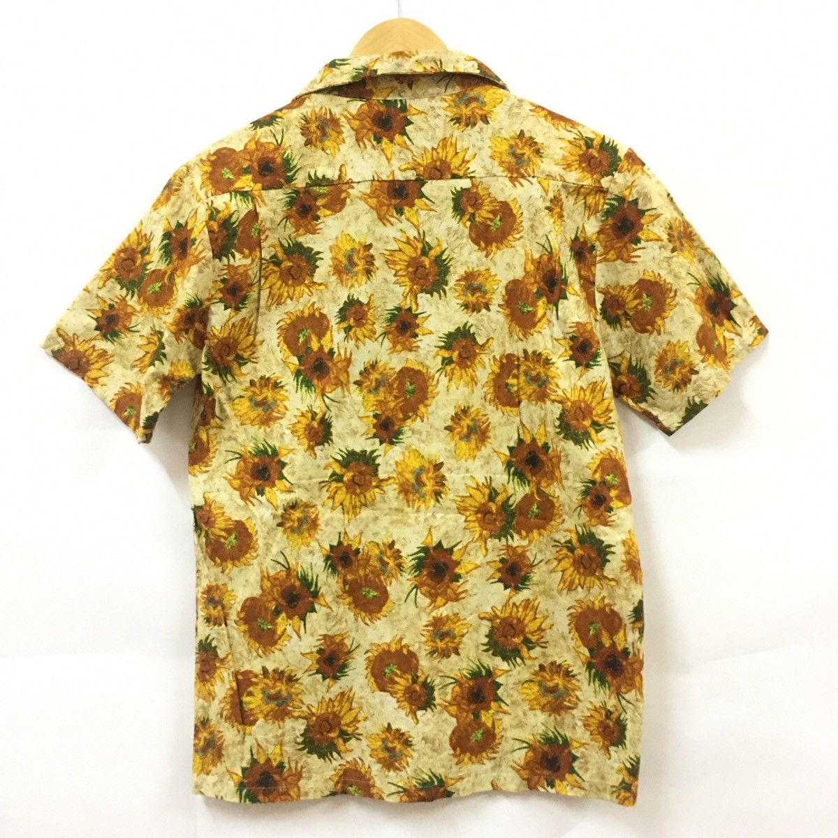 Japanese Brand Robert Kaufman x GGD Japan Van Gogh Sunflower Motif Shirt Size US S / EU 44-46 / 1 - 6 Thumbnail
