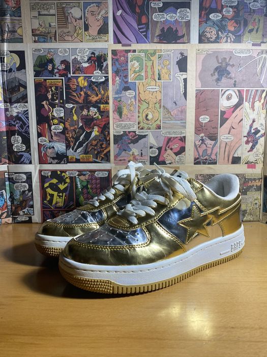 Bapesta gold on sale