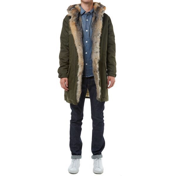 A.P.C. × Kanye West APC x Kanye West $2379 Fur Parka XL