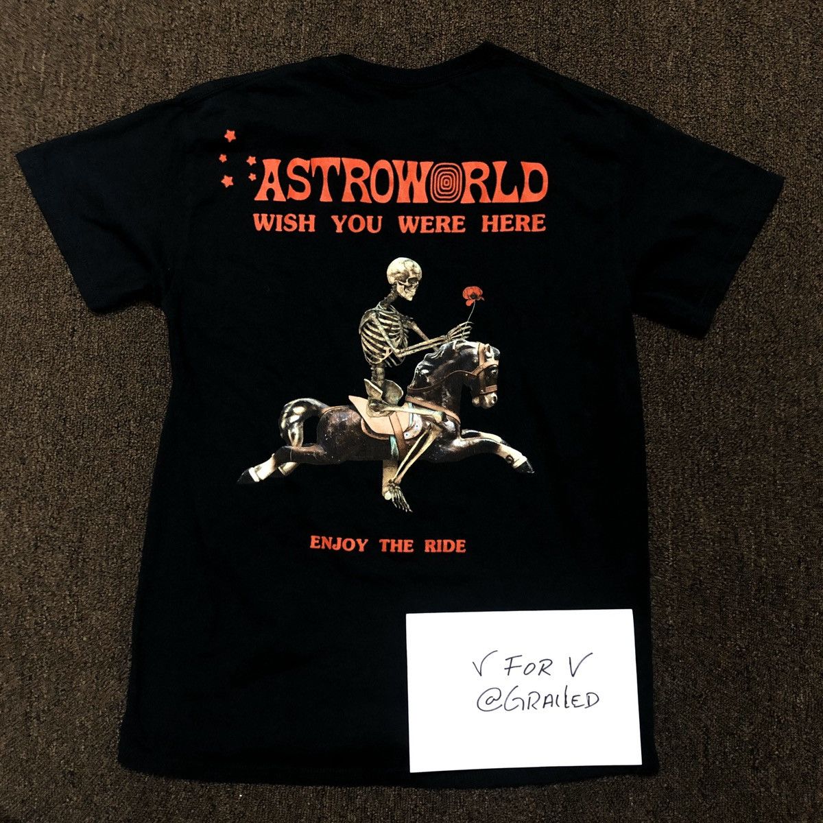 Travis Scott Travis Scott Astroworld Enjoy the Ride Tee | Grailed