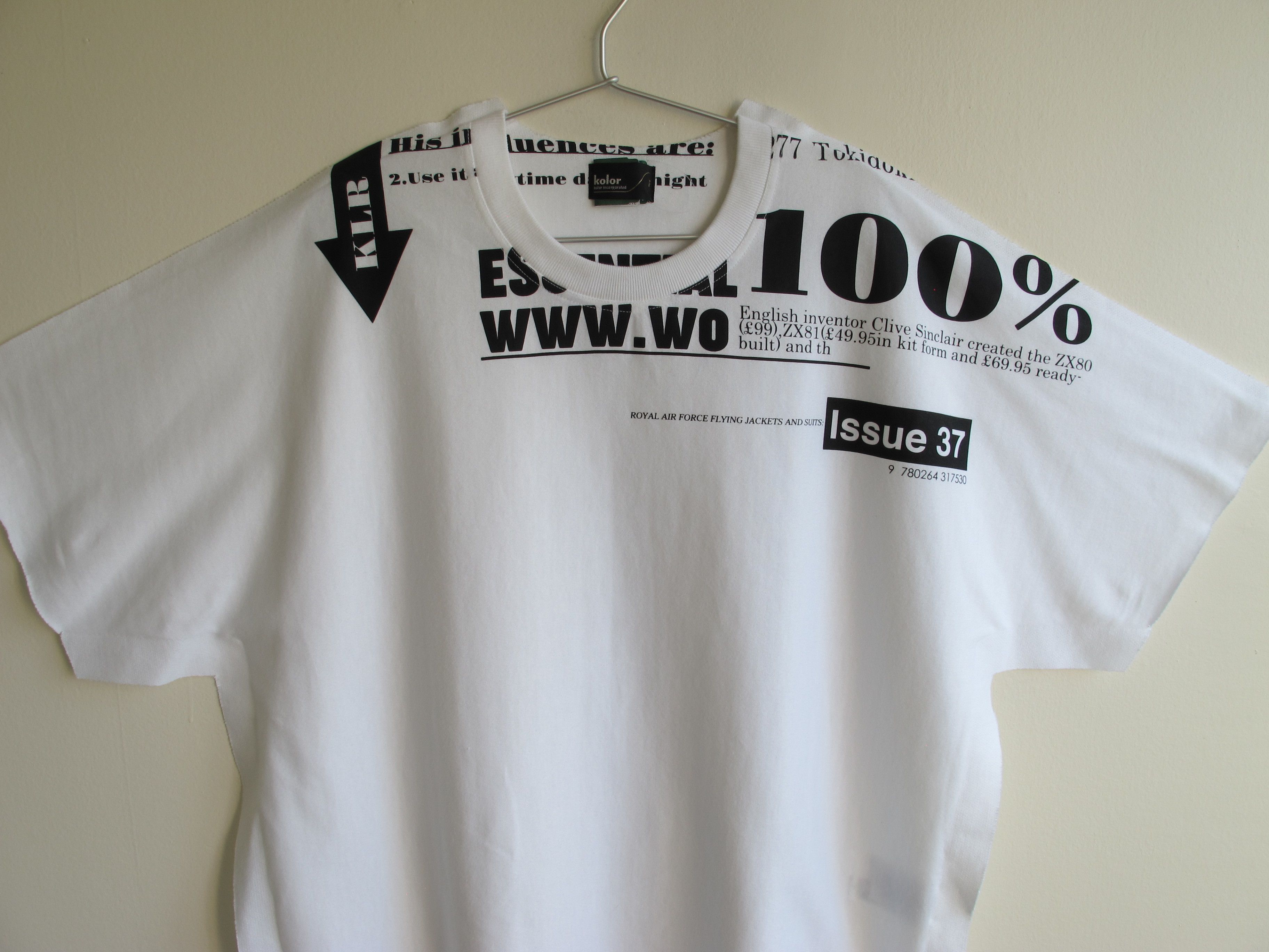 Kolor KOLOR OVERSIZED SLOGAN TSHIRT BNWT ONESIZE Size US L / EU 52-54 / 3 - 3 Thumbnail