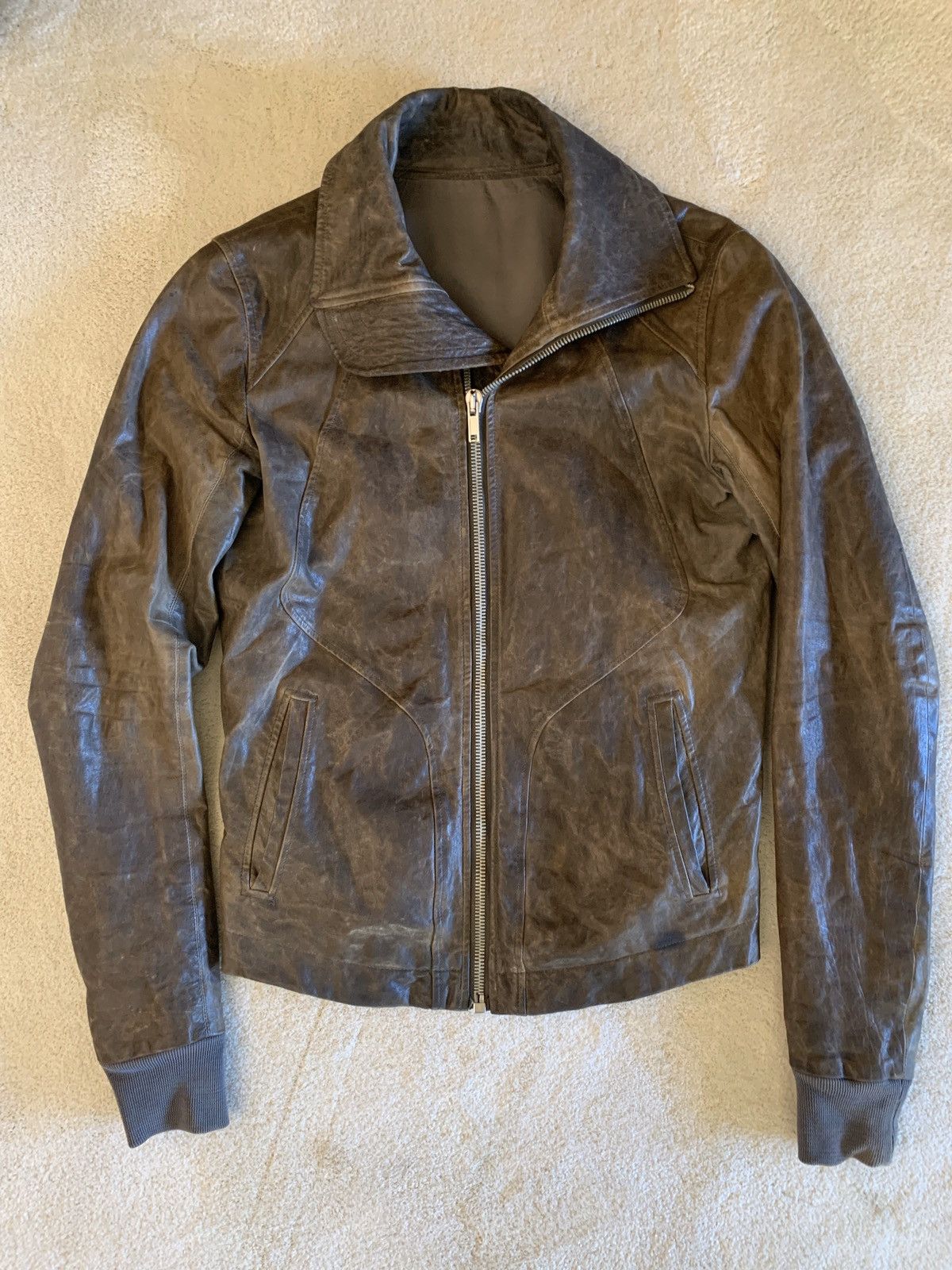 Leather Jacket Dark Dust