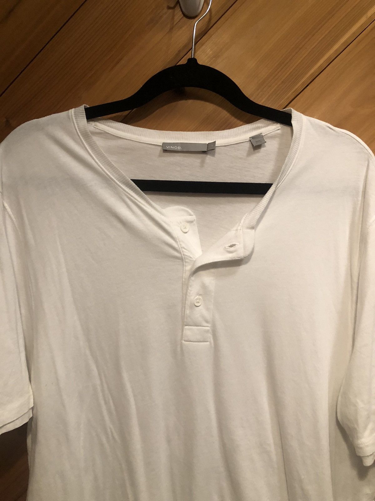 Vince White Vince Henley Size US L / EU 52-54 / 3 - 2 Thumbnail