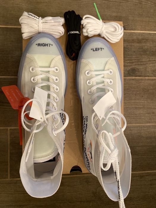 Converse Off-White Vulcanized Hi-Top Sample | Grailed