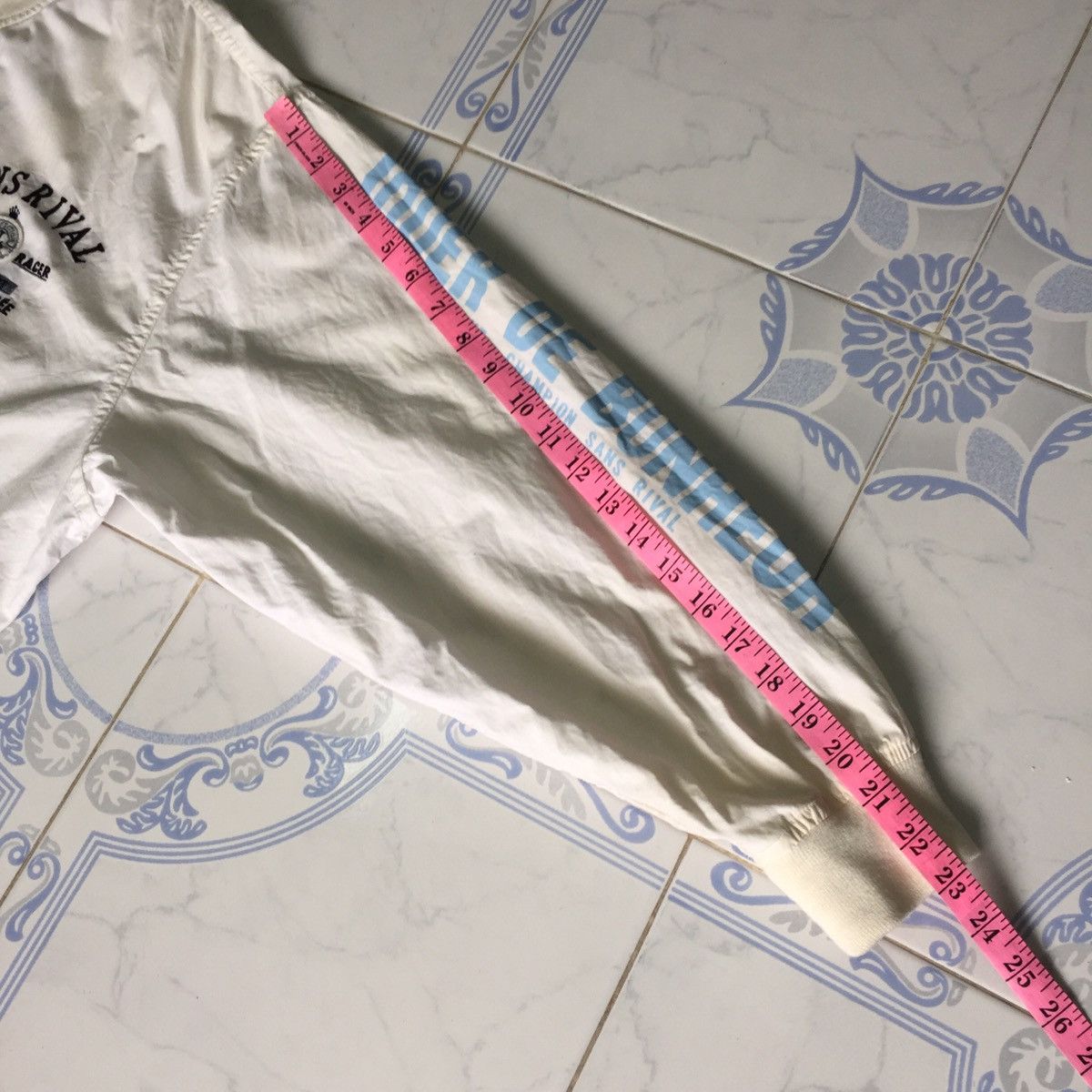 Japanese Brand Upright Champion Sans Rival White Outerwear Jacket Size US L / EU 52-54 / 3 - 25 Thumbnail