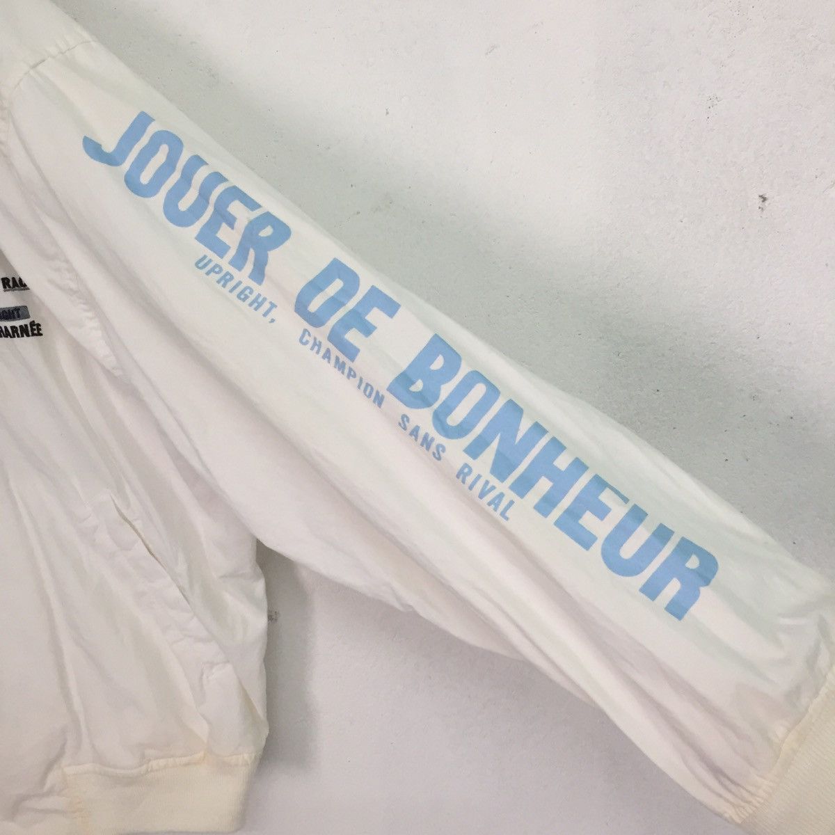 Japanese Brand Upright Champion Sans Rival White Outerwear Jacket Size US L / EU 52-54 / 3 - 4 Thumbnail