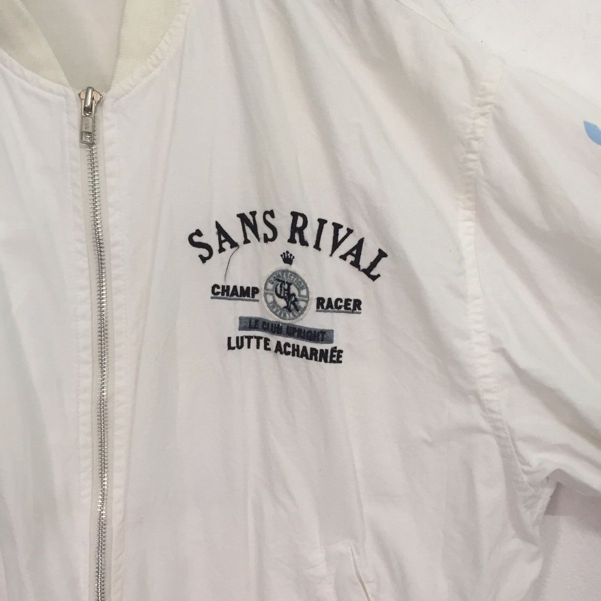 Japanese Brand Upright Champion Sans Rival White Outerwear Jacket Size US L / EU 52-54 / 3 - 6 Thumbnail
