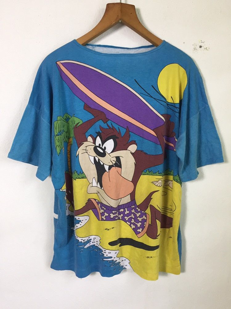 Vintage 90s Tazmania Over Print T Shirt Tag Missing
