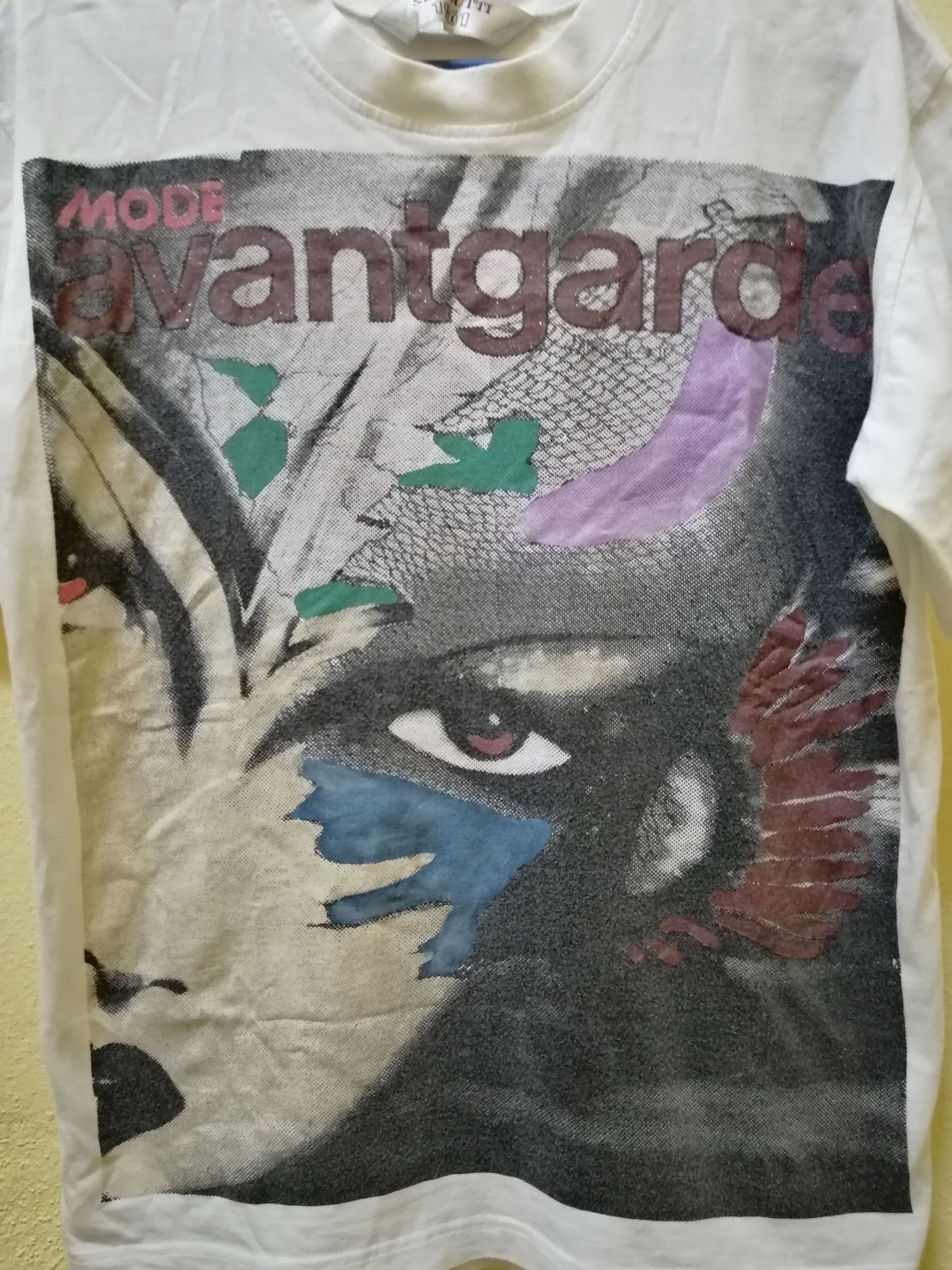 Japanese Brand VINTAGE MODE AVANT-GARDE FULLPRINT Tshirt Size US M / EU 48-50 / 2 - 4 Thumbnail