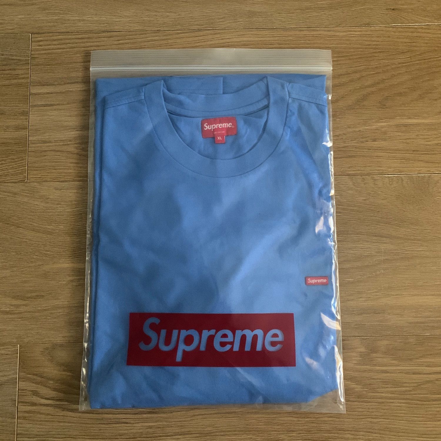 Supreme Small sale Box Logo Tee Light Royal