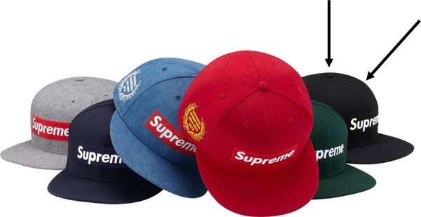 Supreme Black National Champions Box Logo (New Era) 7 1/4 | Grailed