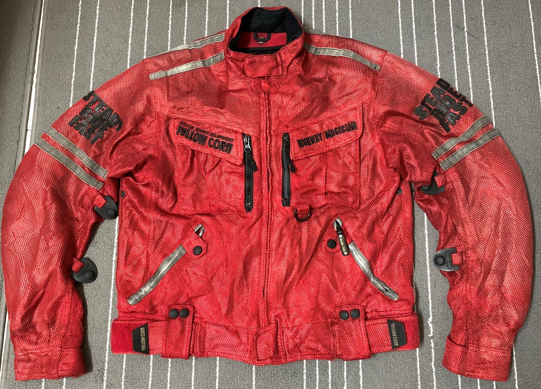 Racing yellow corn Road & Track Winter Motorcycle tour