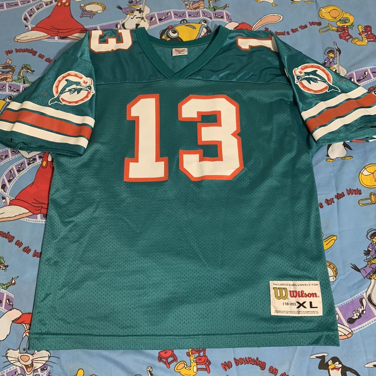 Vintage Miami Dolphins Dan Marino Jersey #13 Champion Brand Size XL