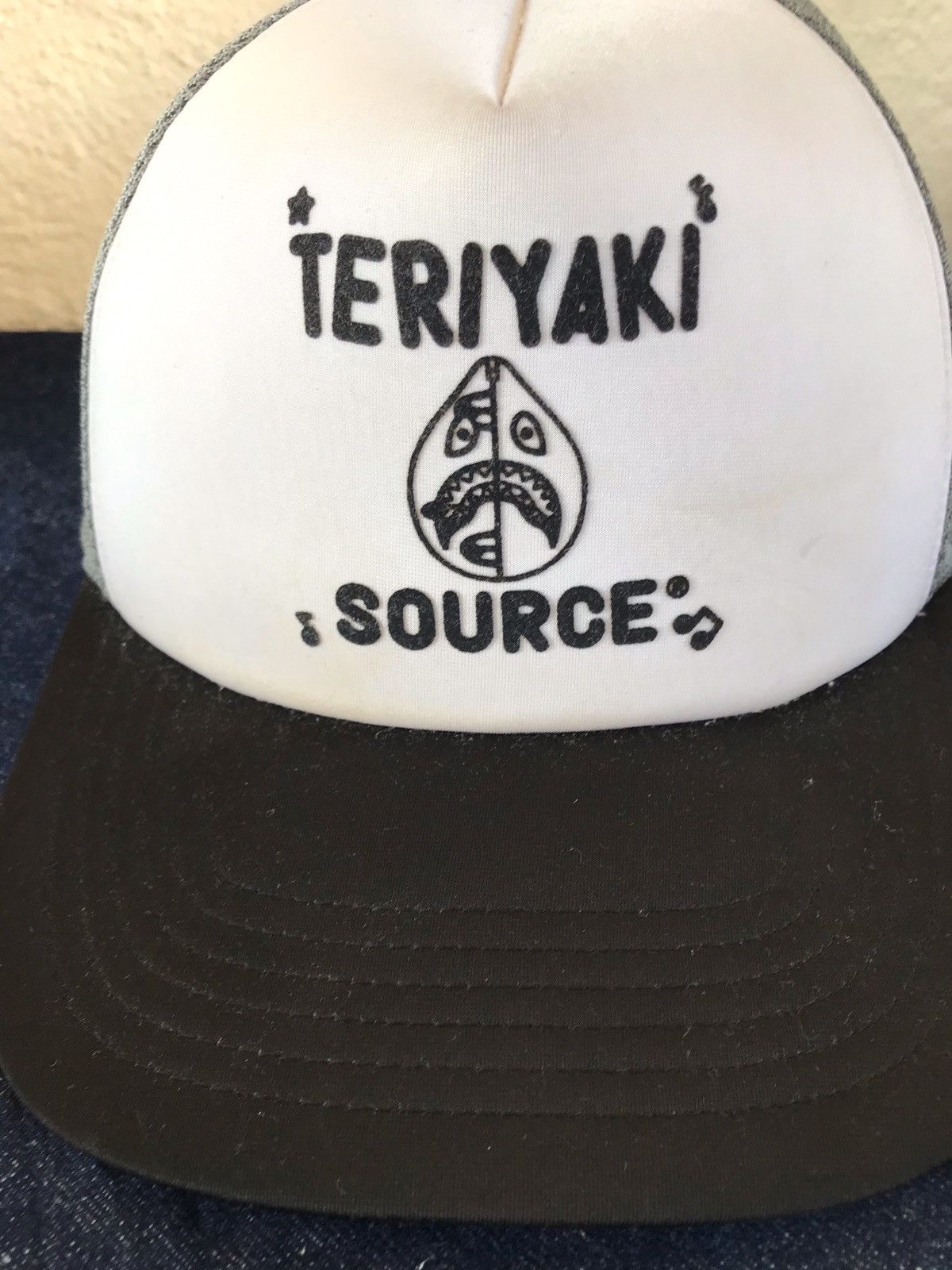 Bape × Nigo BAPE A Bathing Ape X Teriyaki Boyz Trucker Cap Made in Japan |  Grailed