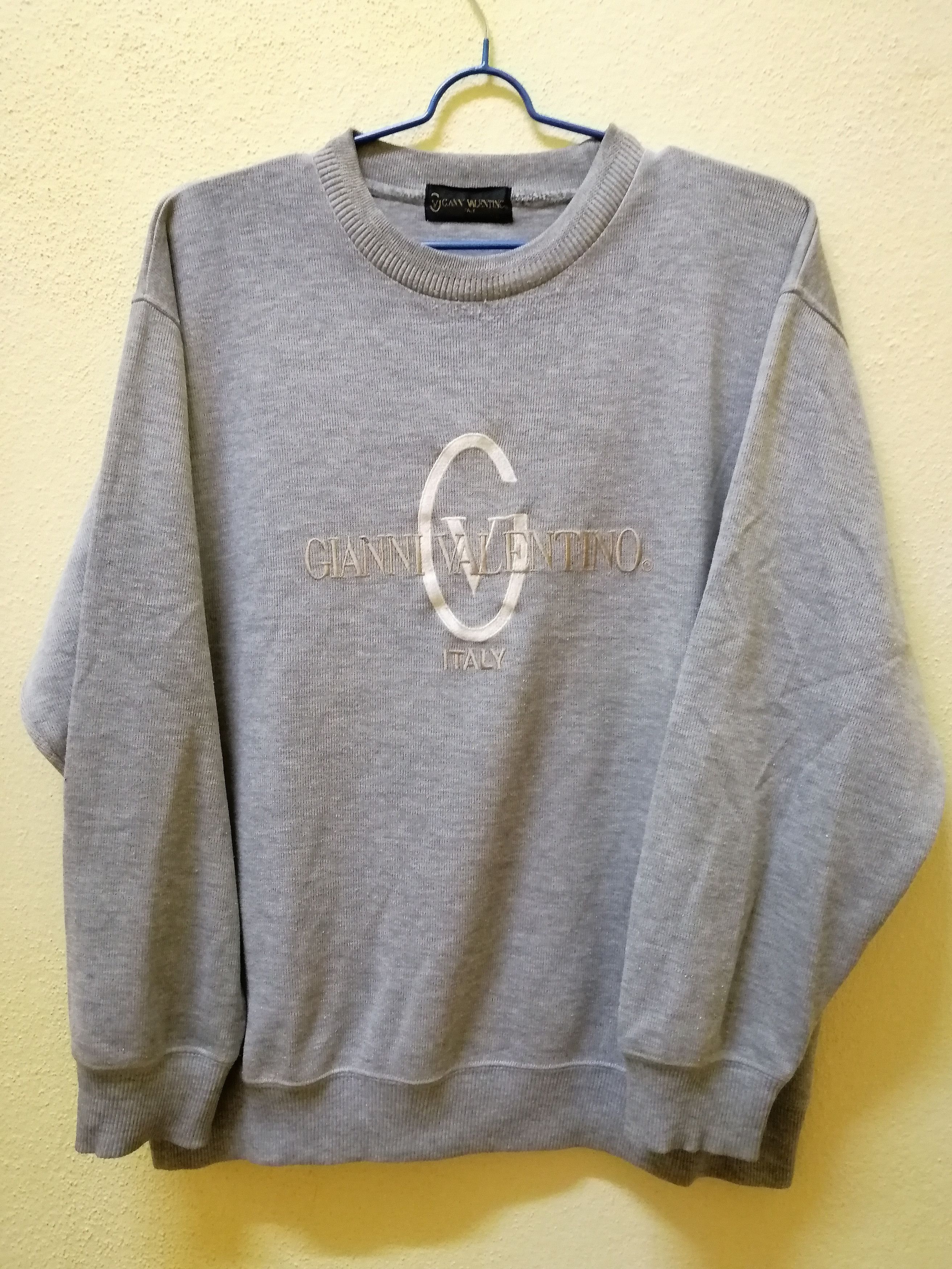 Valentino Vintage Gianni Valentino Embroidery Sweatshirt Size US L / EU 52-54 / 3 - 1 Thumbnail