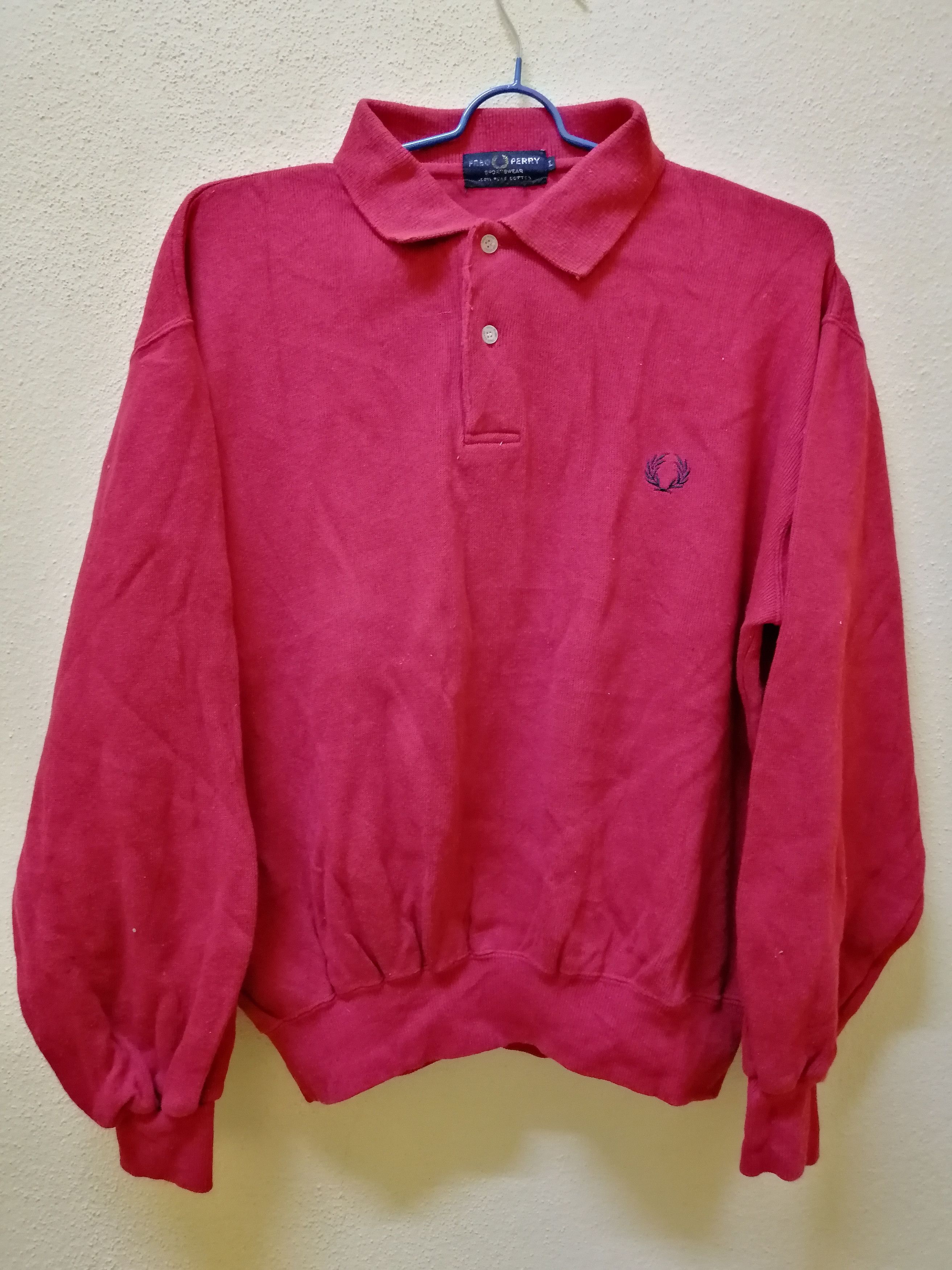 Fred Perry Vintage Fred Perry Sweatshirt Size US L / EU 52-54 / 3 - 1 Thumbnail