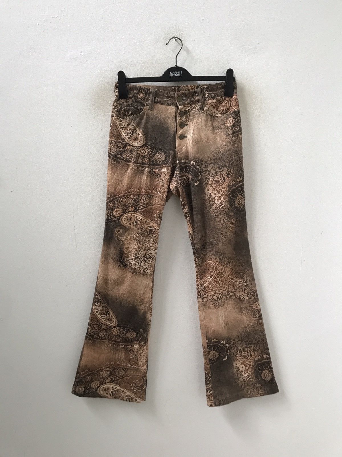image of Tornado Mart Japan Abstract Full Print Stretchable Flare, Men's (Size 28)