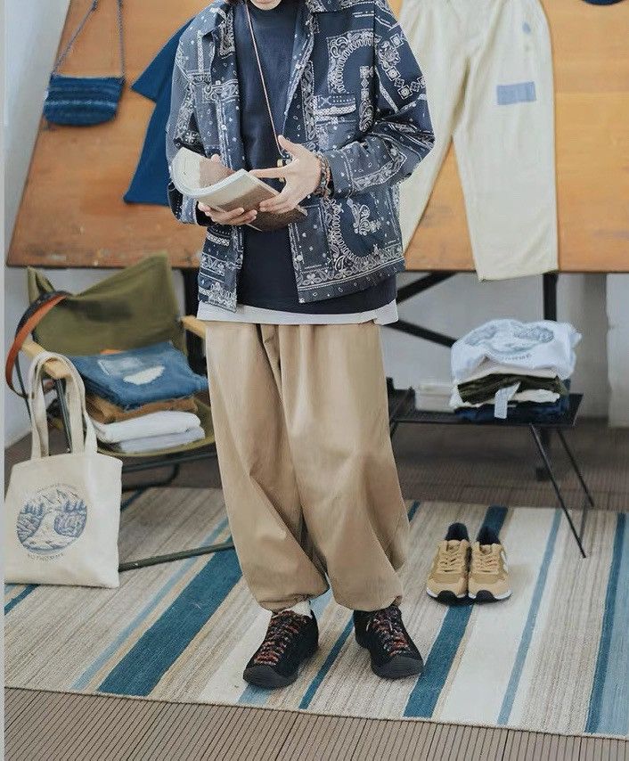 Other 20SS Indigo Union Japan Blue Bandana Shirt 2.0 Size US L / EU 52-54 / 3 - 6 Thumbnail