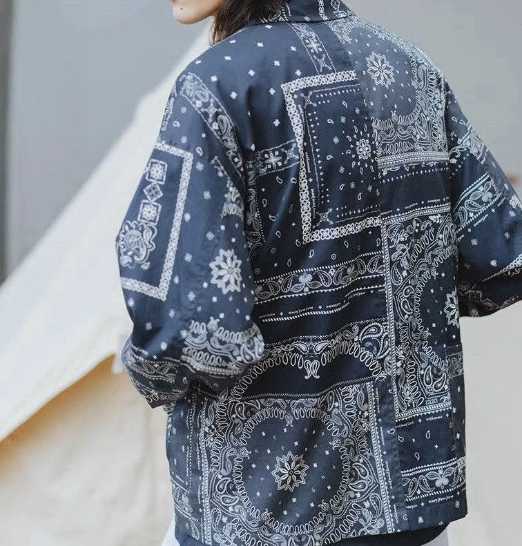 Other 20SS Indigo Union Japan Blue Bandana Shirt 2.0 Size US L / EU 52-54 / 3 - 8 Thumbnail