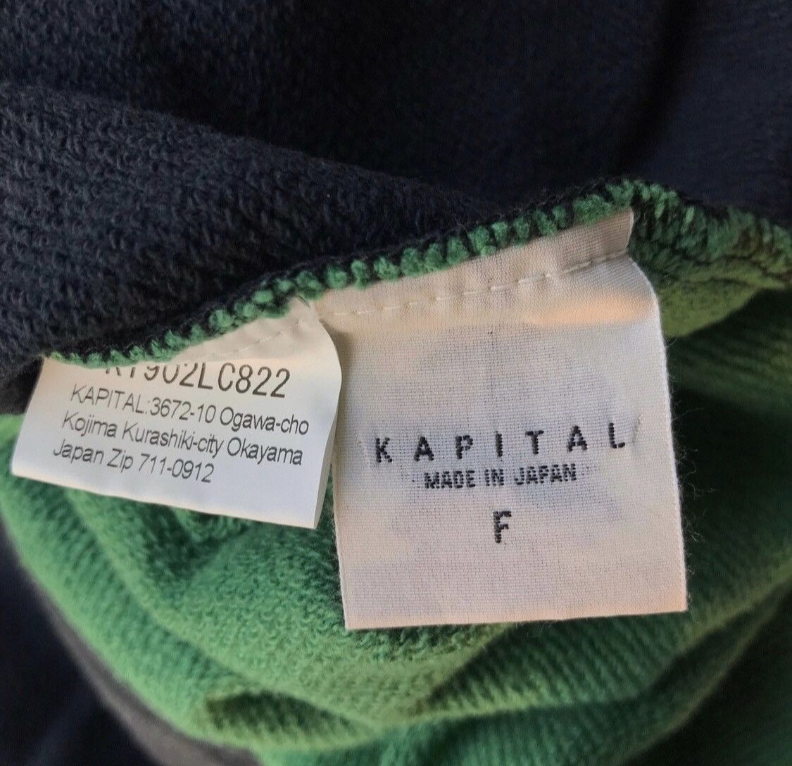 Kapital Kapital Skeleton Sweater 裹毛 BONEpt (GREEN/ BLACK) Size US XL / EU 56 / 4 - 6 Thumbnail