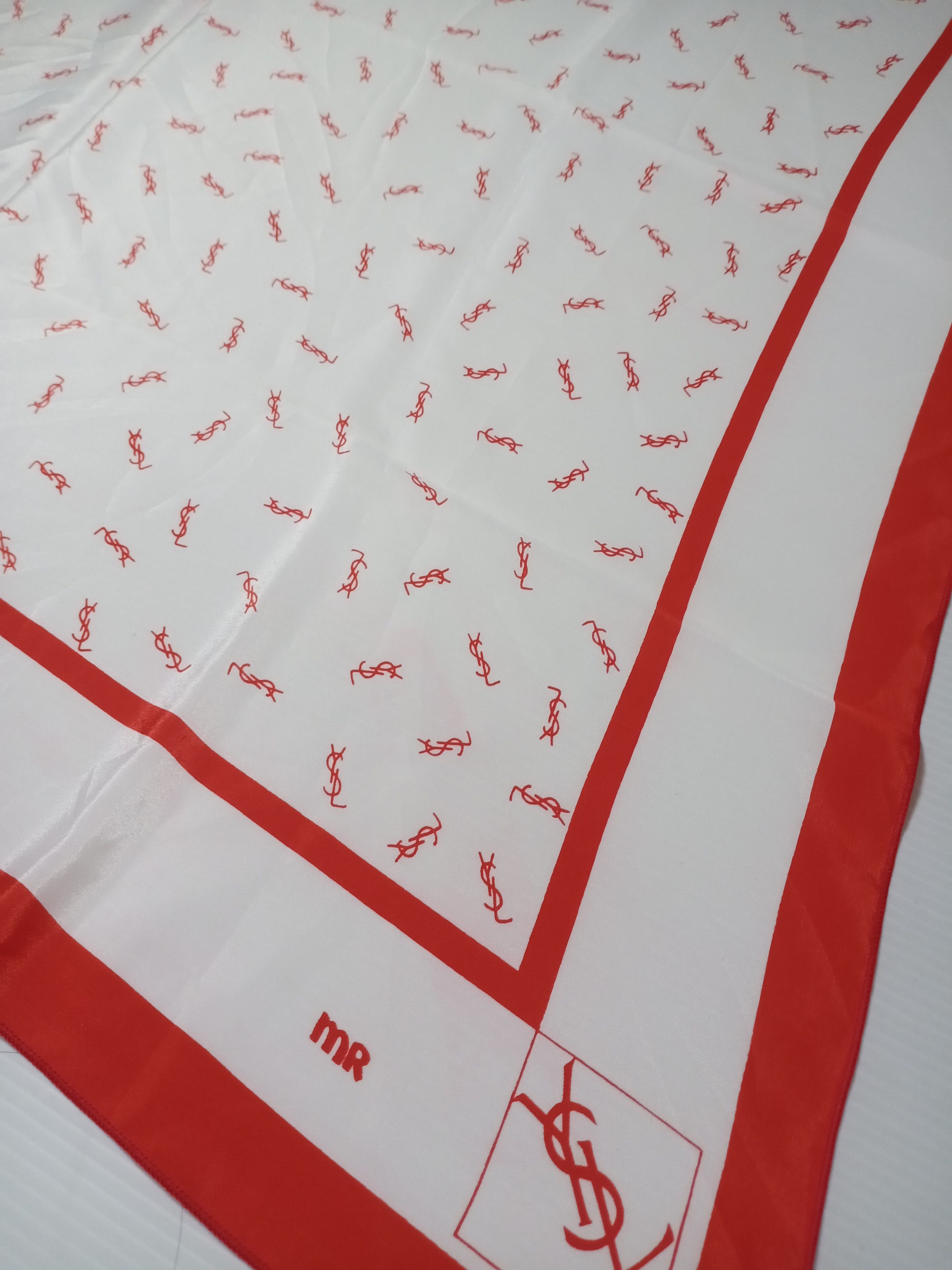 Other YSL Big Scarf Nice Design Size ONE SIZE - 2 Thumbnail