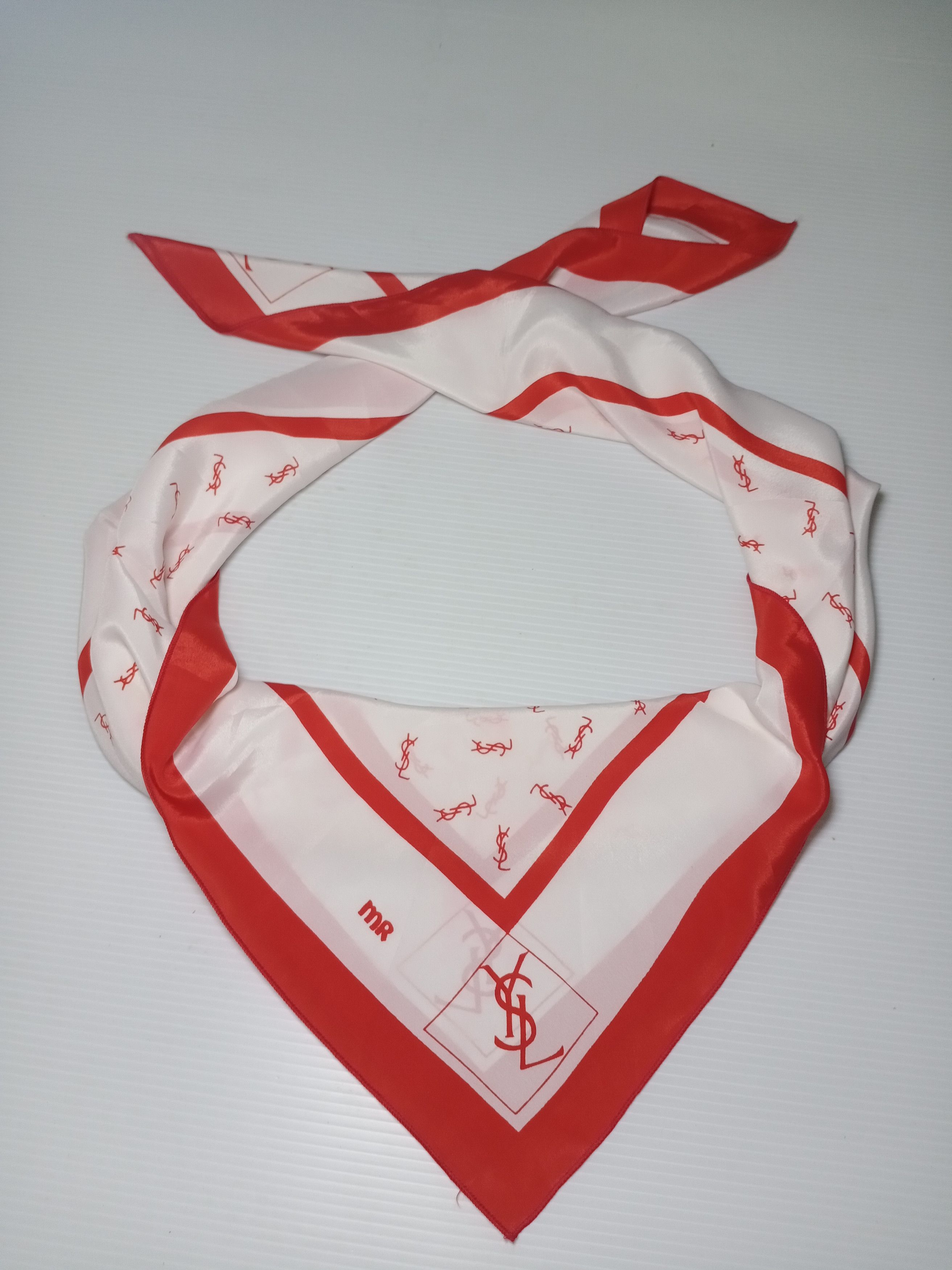 Other YSL Big Scarf Nice Design Size ONE SIZE - 3 Thumbnail