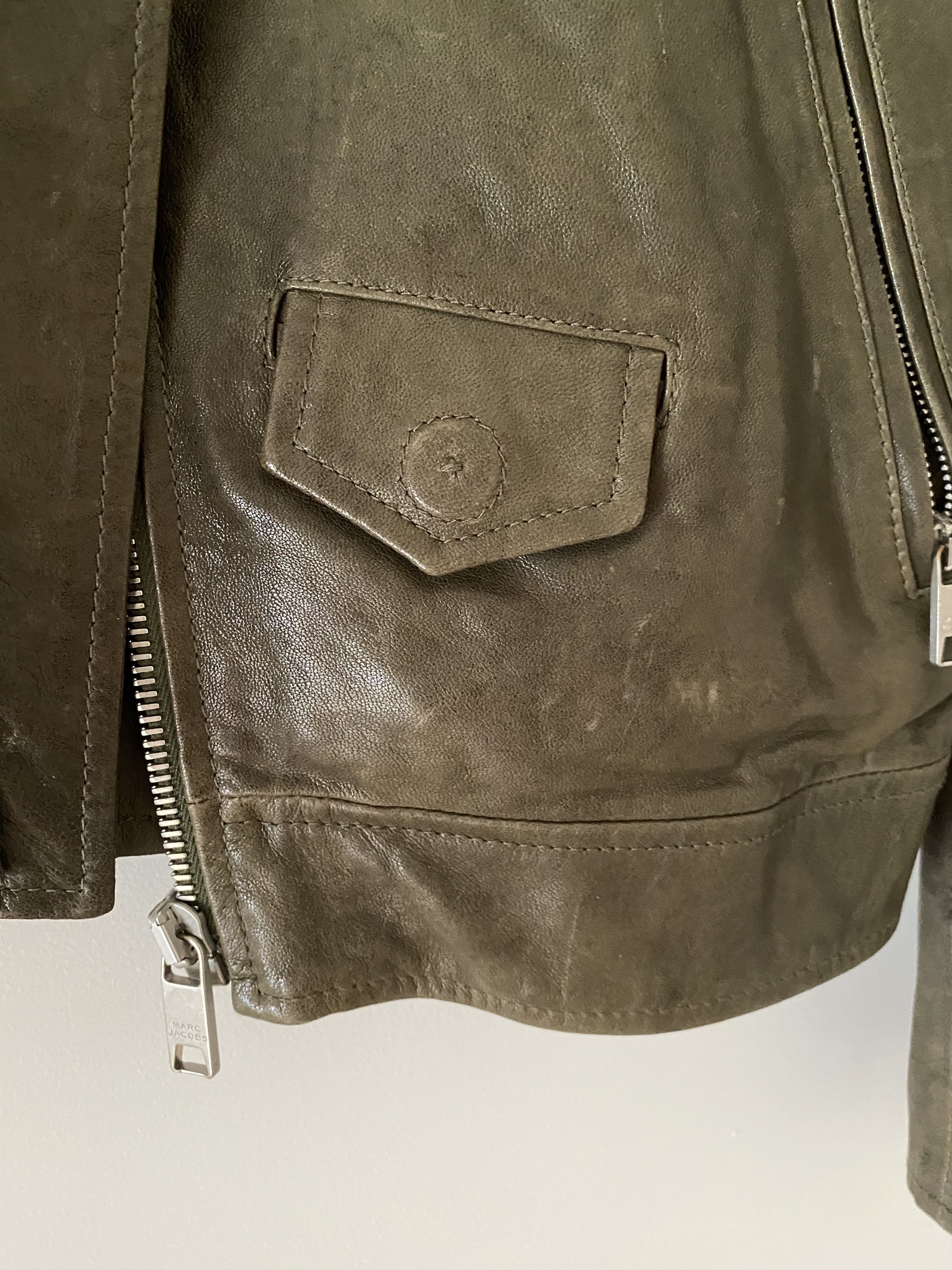 Marc Jacobs Marc Jacobs Leather Moto Jacket Size US M / EU 48-50 / 2 - 8 Thumbnail