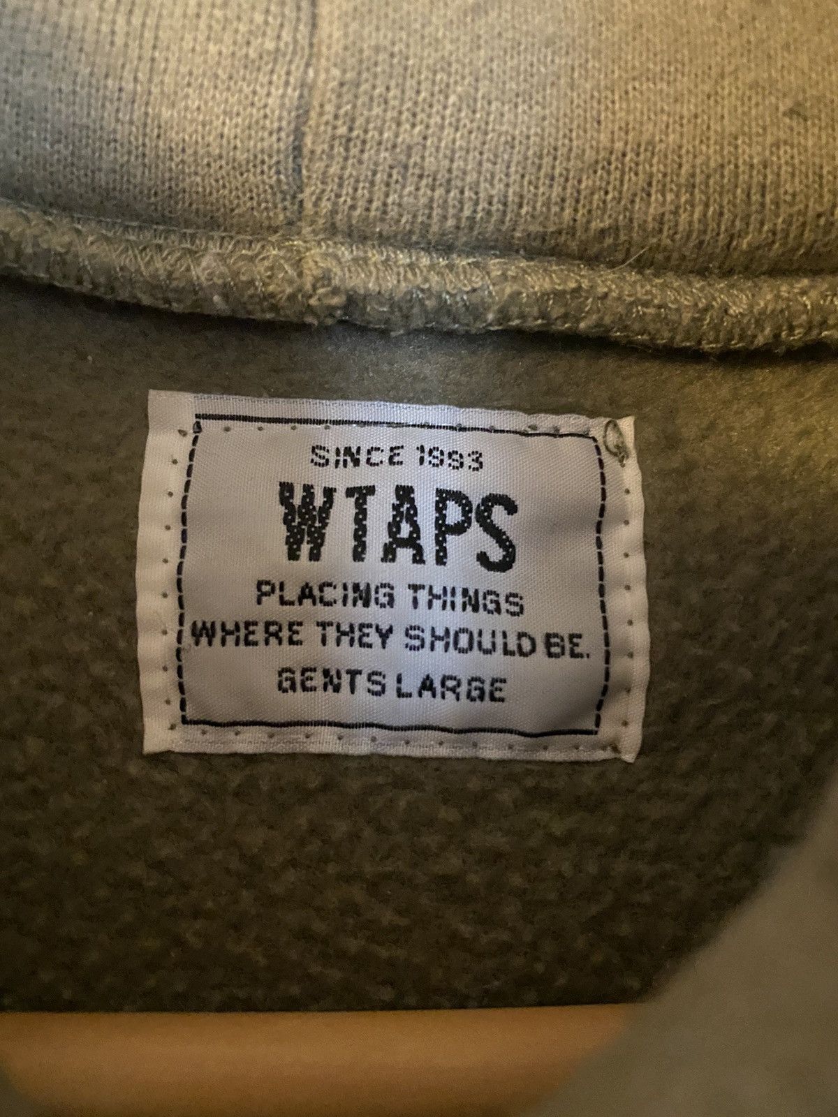 Wtaps WTAPS Hoodie Army Green x Black Cotton WTVUA | Grailed Wtaps WTAPS Hoodie Army Green x Black Cotton WTVUA | Grailed