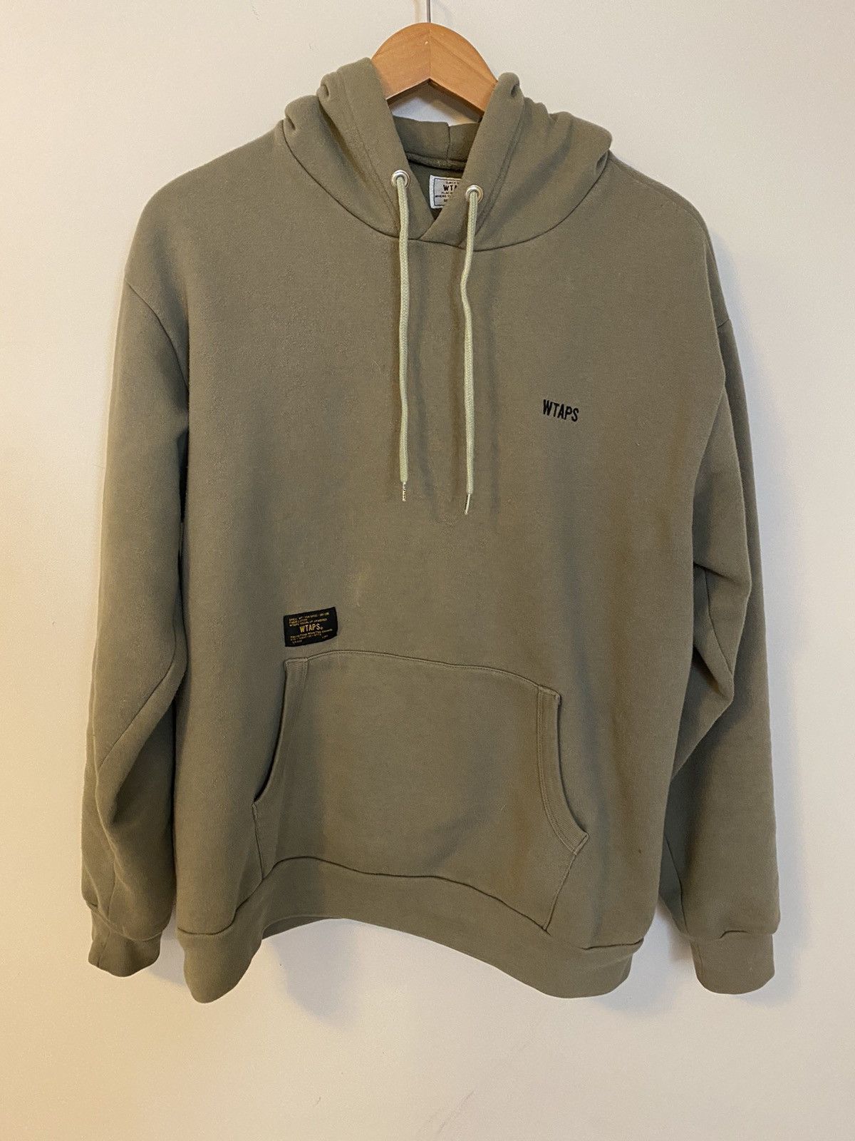 Wtaps WTAPS Hoodie Army Green x Black Cotton WTVUA | Grailed