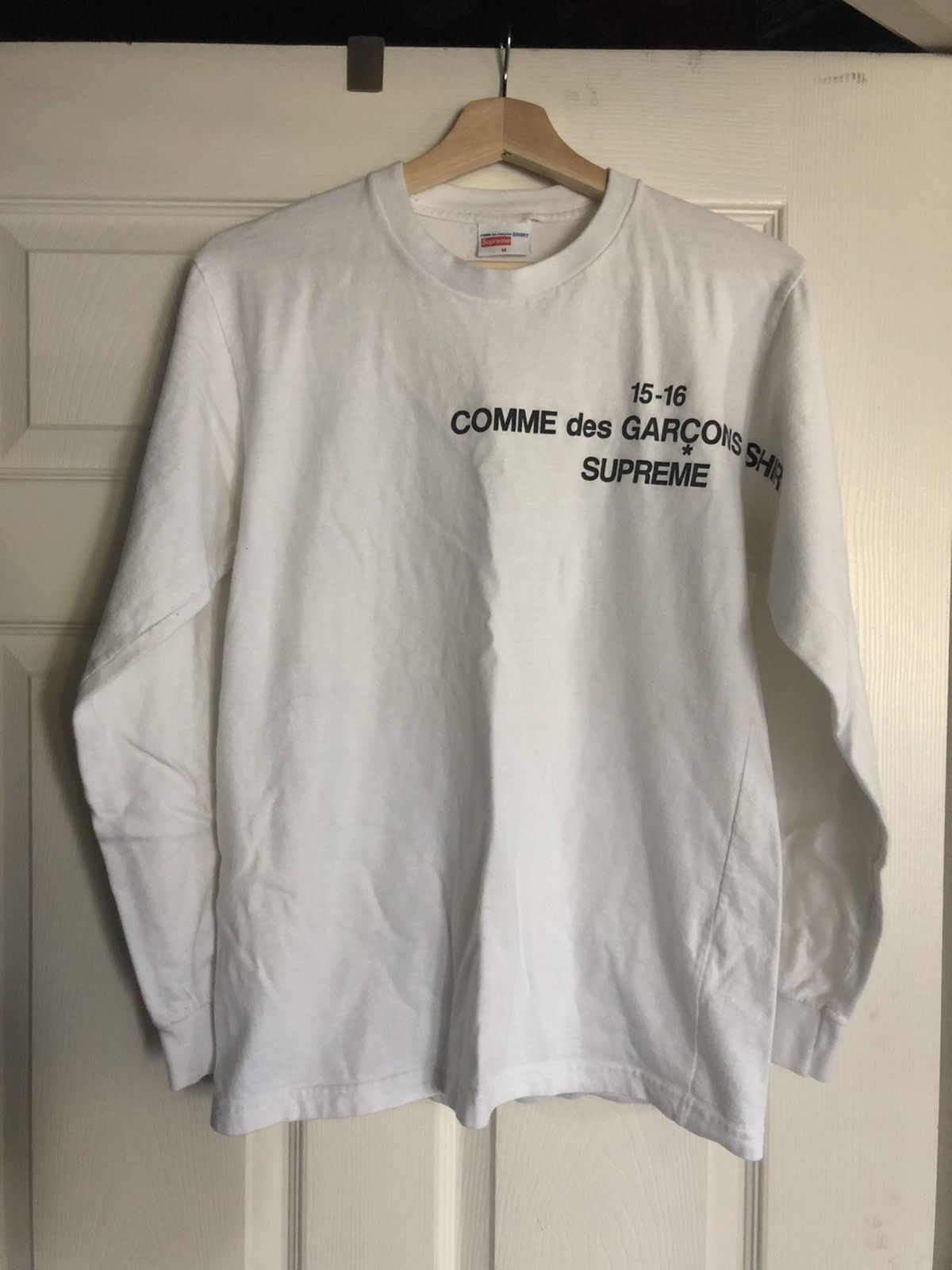 Comme des Garcons 2015 L/S Logo Tee Size US M / EU 48-50 / 2 - 1 Preview