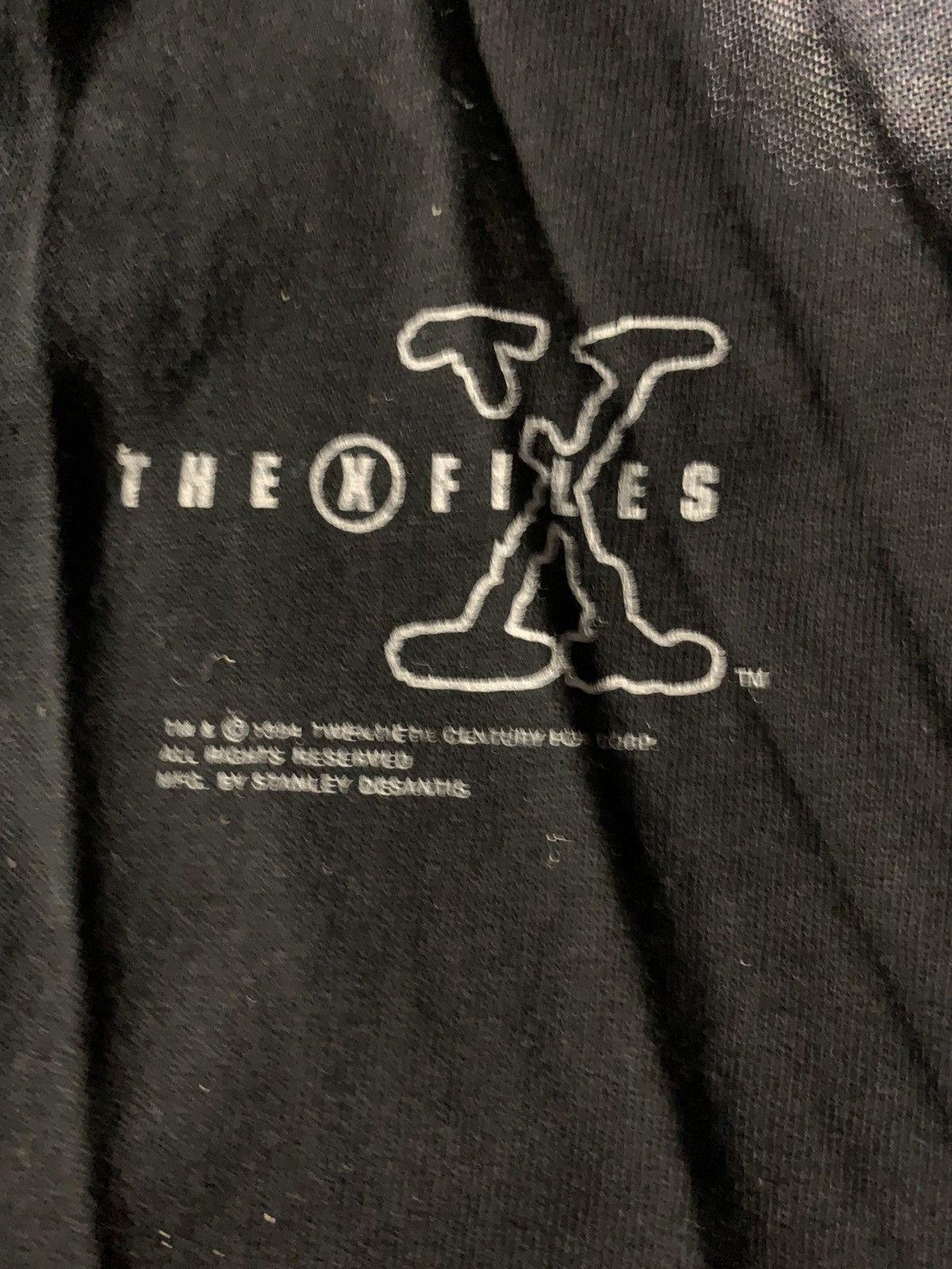 Vintage 90s Stanley Desantis X Files shops Eye Single Stitch Tee Shirt Large/XL