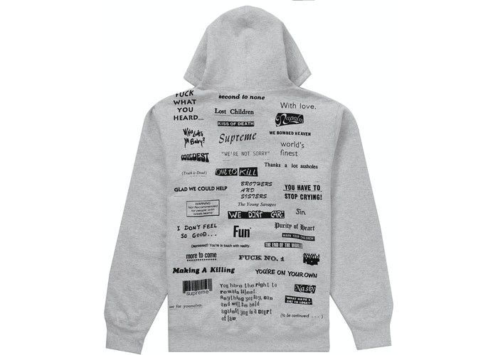 Stop crying hoodie store supreme