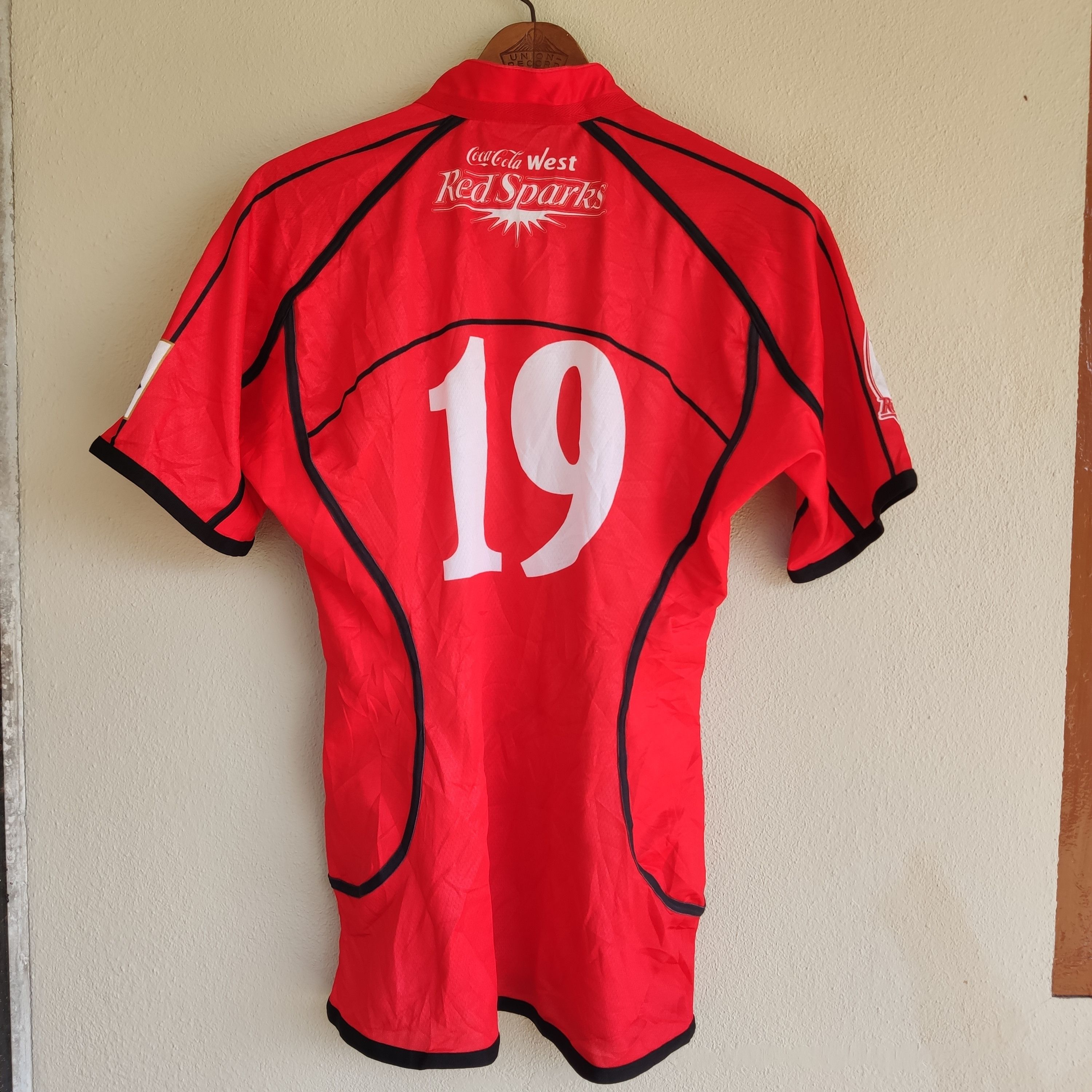 Canterbury セットアップCocaCola Red Sparks CANTERBURY WEST RED SPARKS COCA COLA JERSEY SIZE 3L