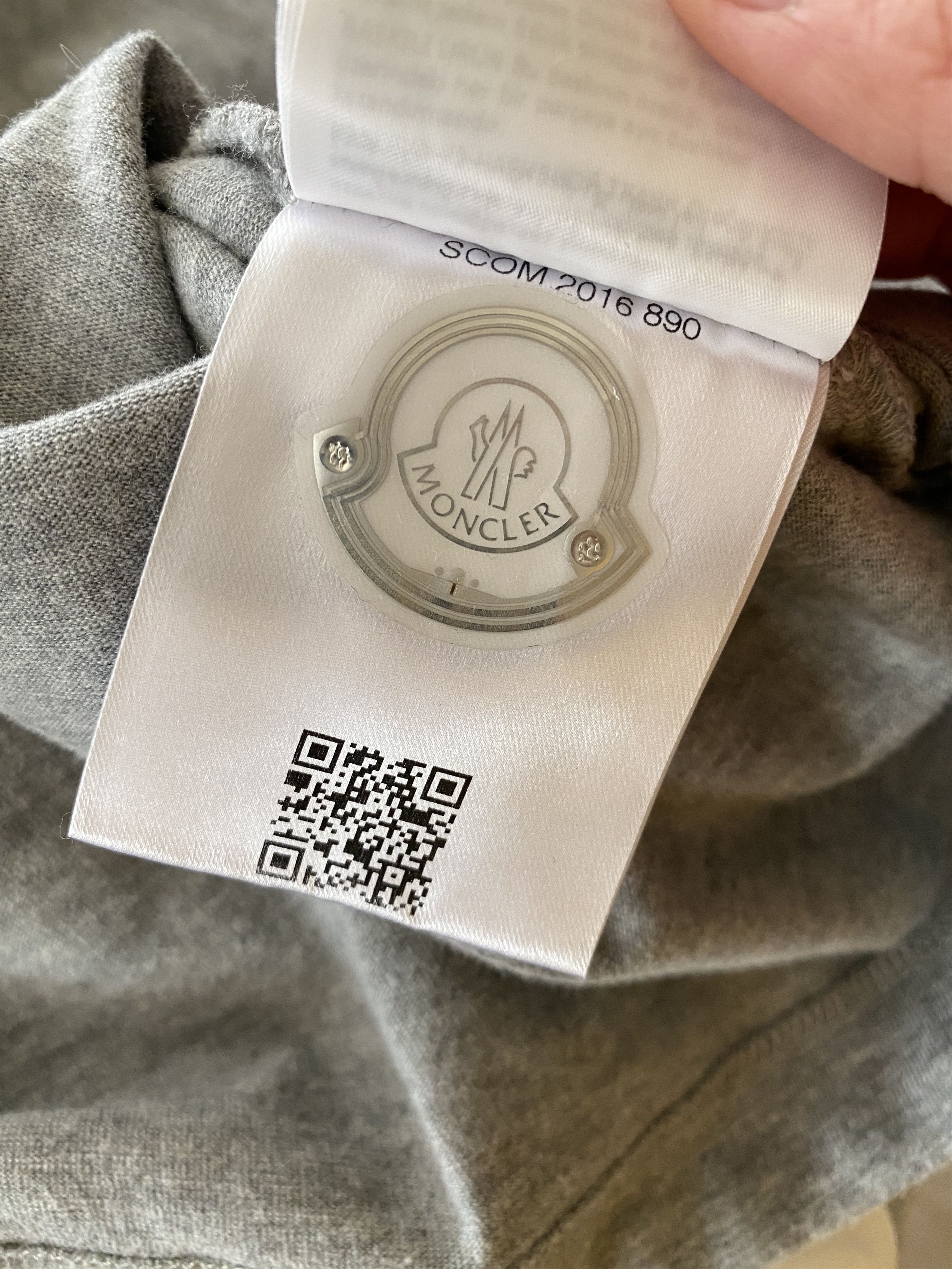 Moncler × Off-White Diagonals L/S Tee Size US S / EU 44-46 / 1 - 5 Thumbnail
