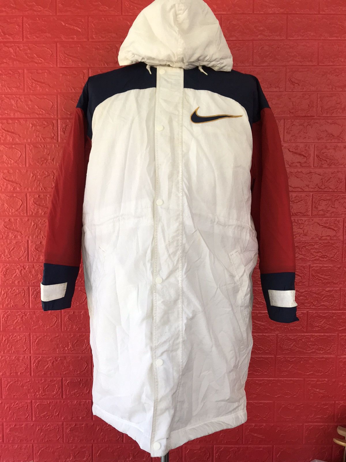 Nike × Nike ACG × Vintage Vintage Nike Sherpa Lining Long Jacket Size US L / EU 52-54 / 3 - 2 Thumbnail