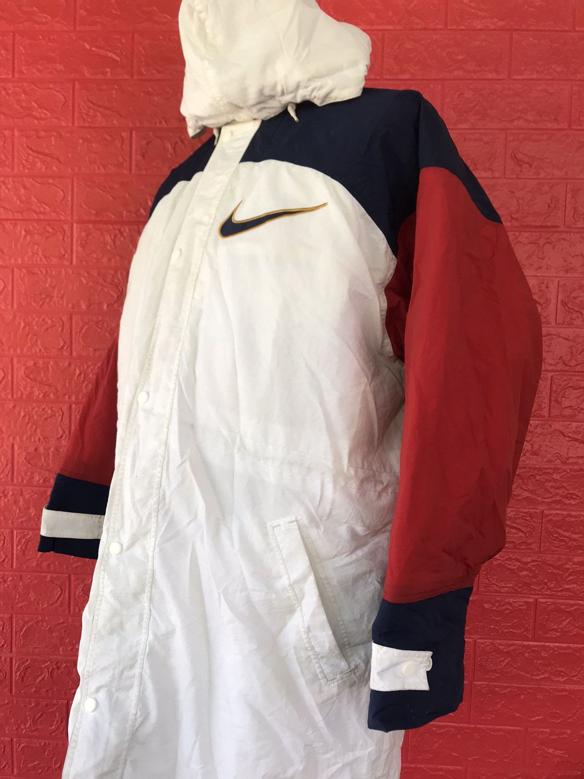 Nike × Nike ACG × Vintage Vintage Nike Sherpa Lining Long Jacket Size US L / EU 52-54 / 3 - 3 Thumbnail