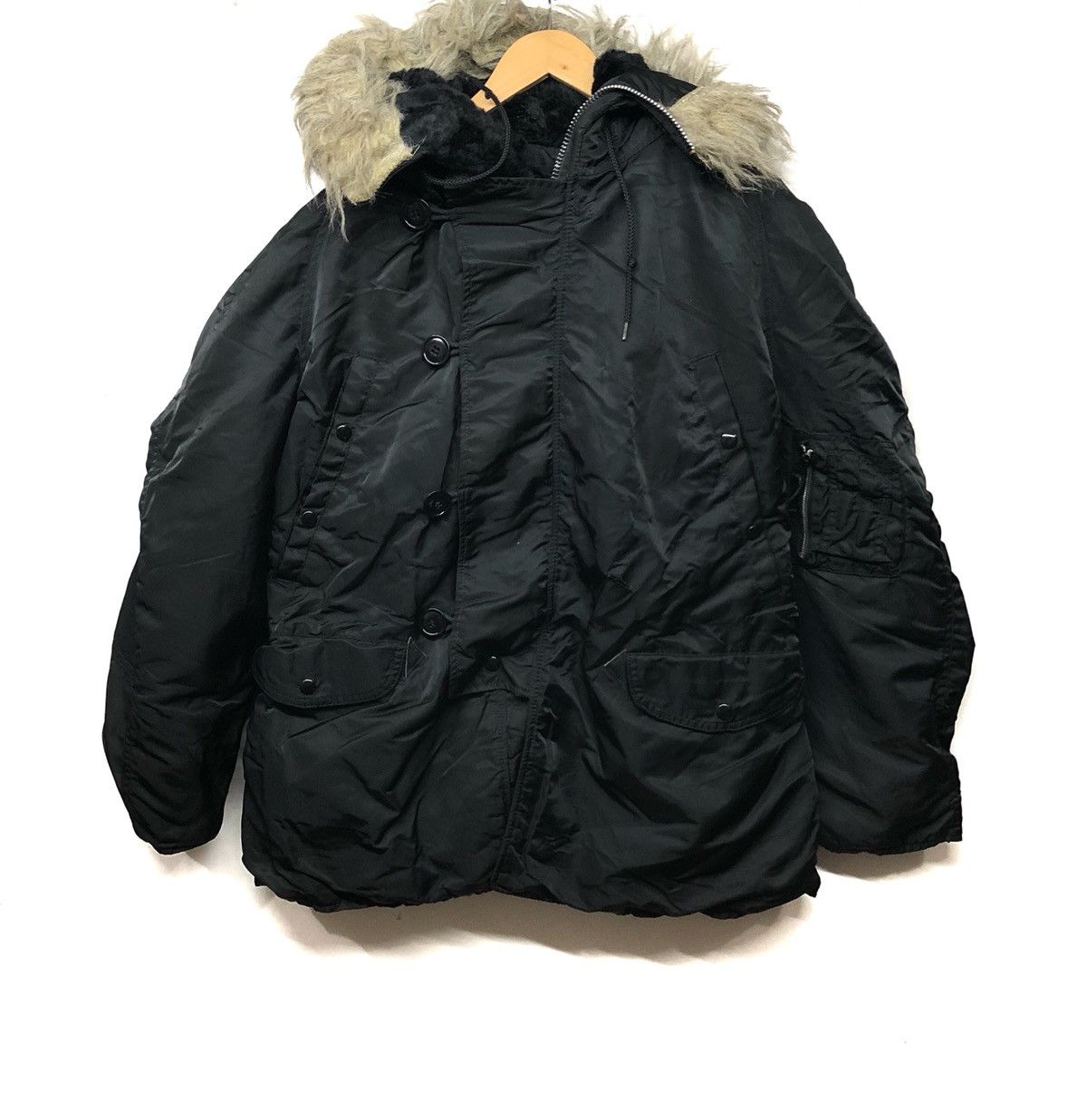 Alpha Industries × Vintage Vintage Alpha Industries Military Army Winter Parka Jacket Size US M / EU 48-50 / 2 - 1 Thumbnail