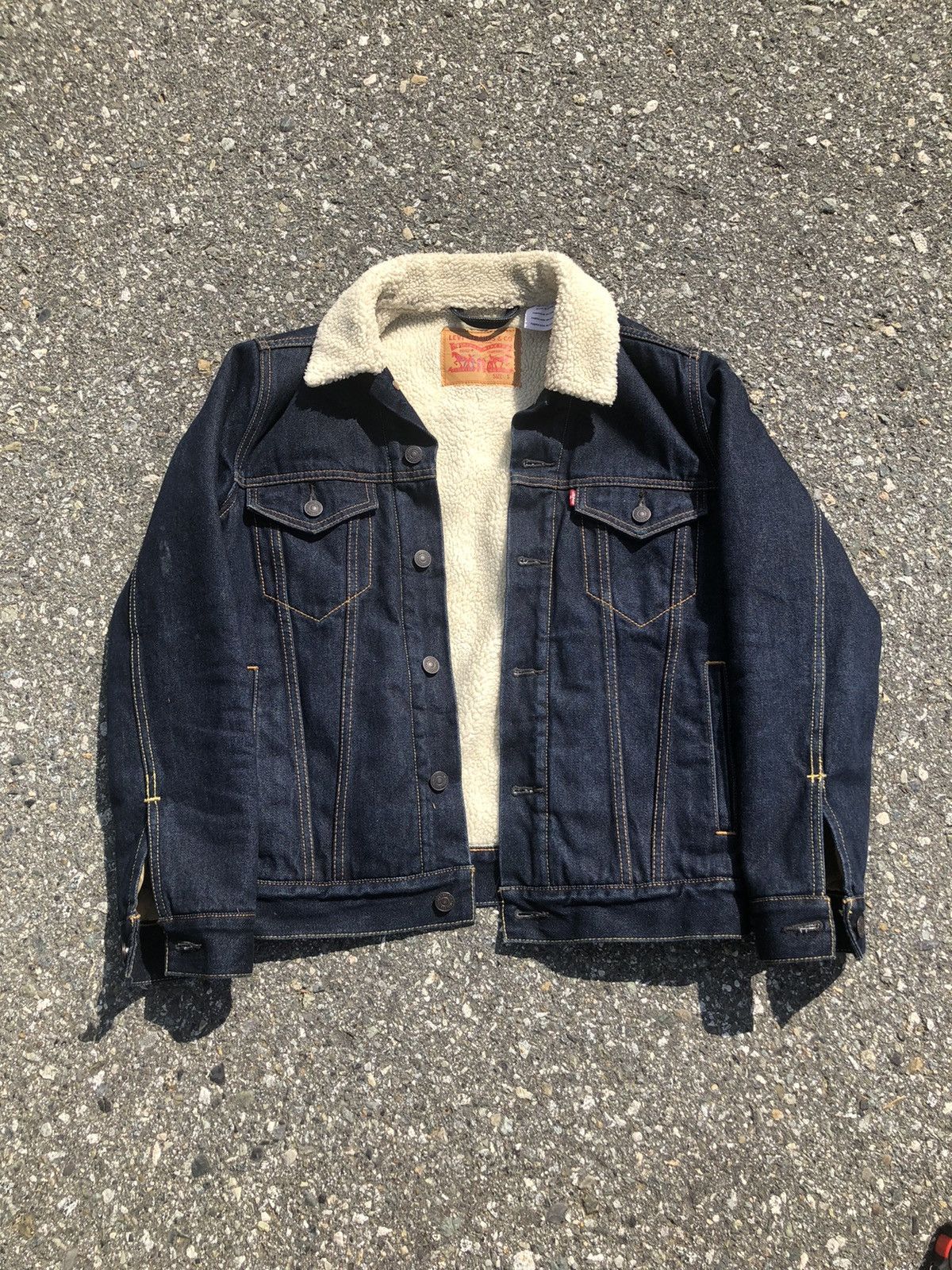 Levi's Levis Sherpa Denim Jacket Size Small Insulated Travis Grailed